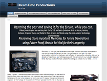 Tablet Screenshot of dreamtimeproductions.com